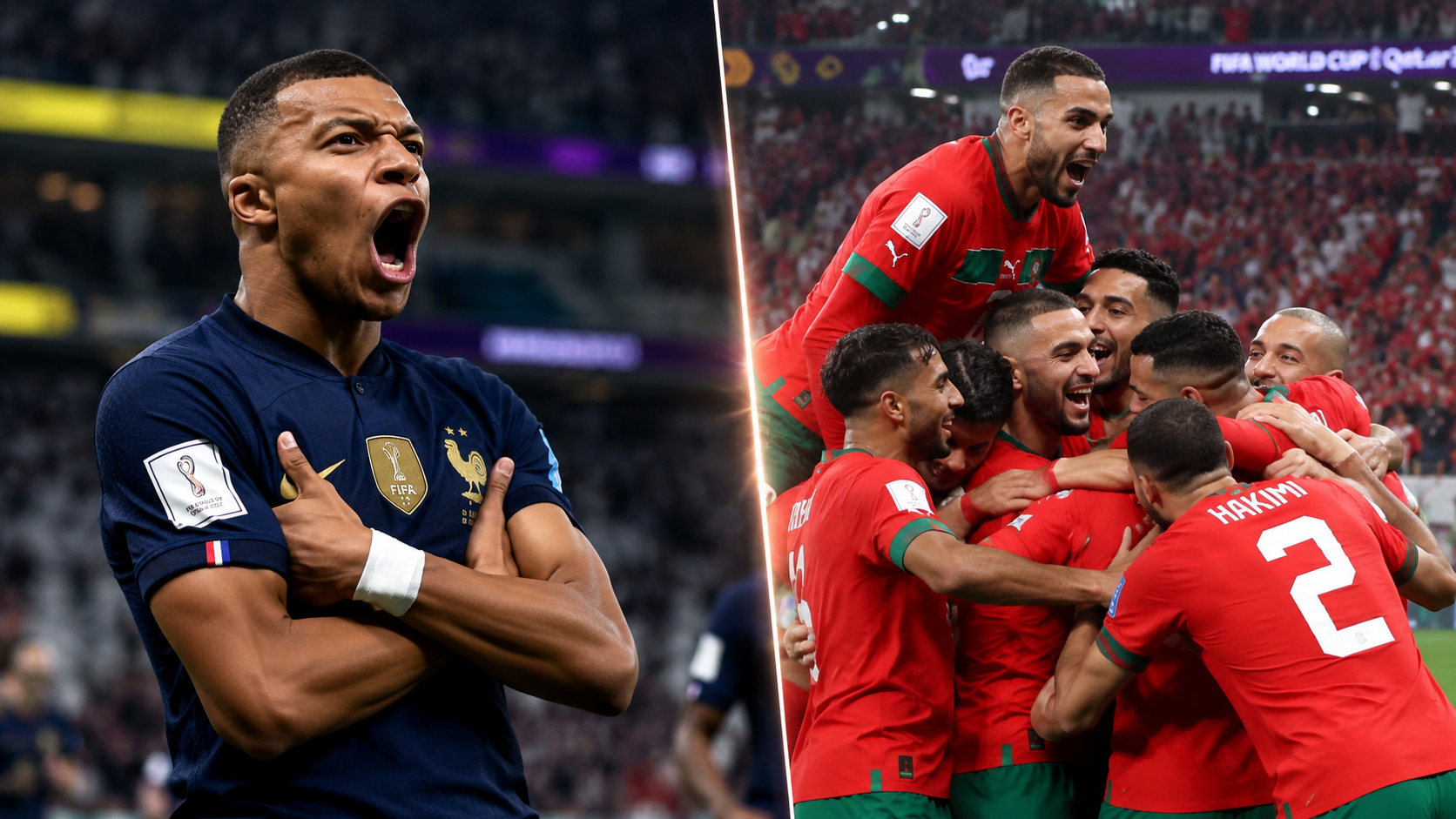 World Cup Knockout Drama - France and Morocco Reach Quarterfinals as Brazil Face Norway