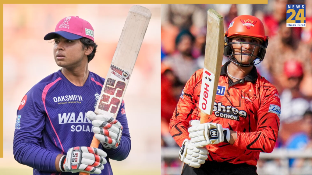 Nepal batter facing a fast bowler from India A in a packed South Asian cricket atmosphere